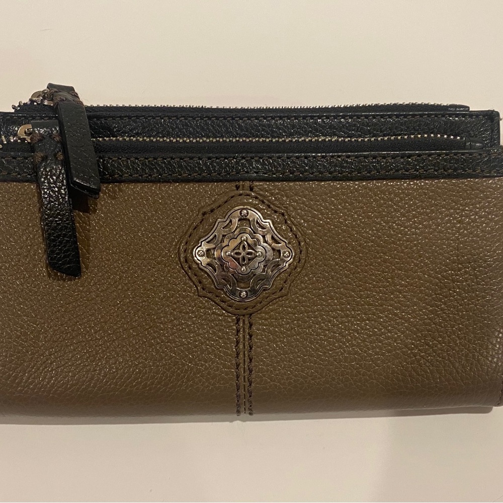 Brighton Mushroom Color Contempo Organizer Wallet / Crossbody